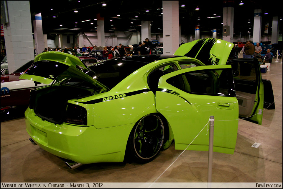 Lime Green Dodge Charger