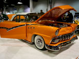 Orange 1956 Ford Convertible