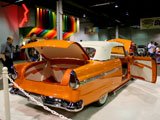 Orange 1956 Ford Convertible