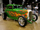 30s Ford with painted flames