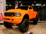 Lifted, Orange Ford F-350