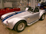Silver 1965 Cobra Roadster Replica