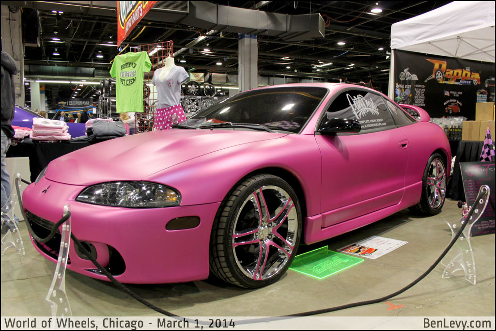 Pink Mitsubishi Eclipse GS-T