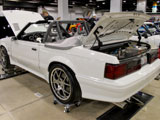White 1989 Ford Mustang Convertible