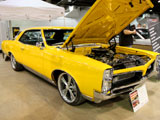 Yellow 1967 Pontiac GTO