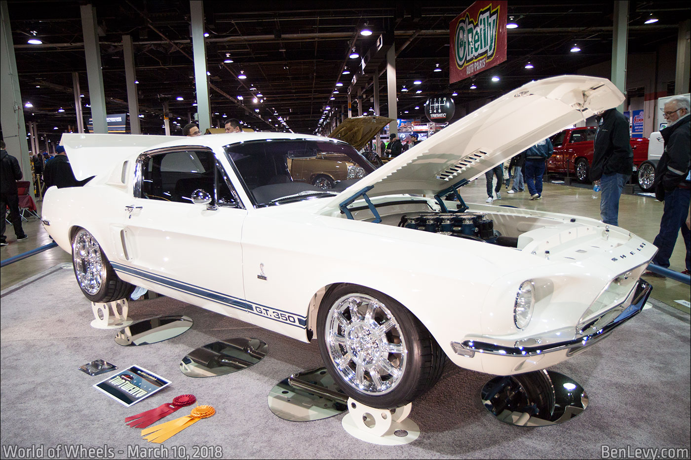 White 1968 Shelby GT350