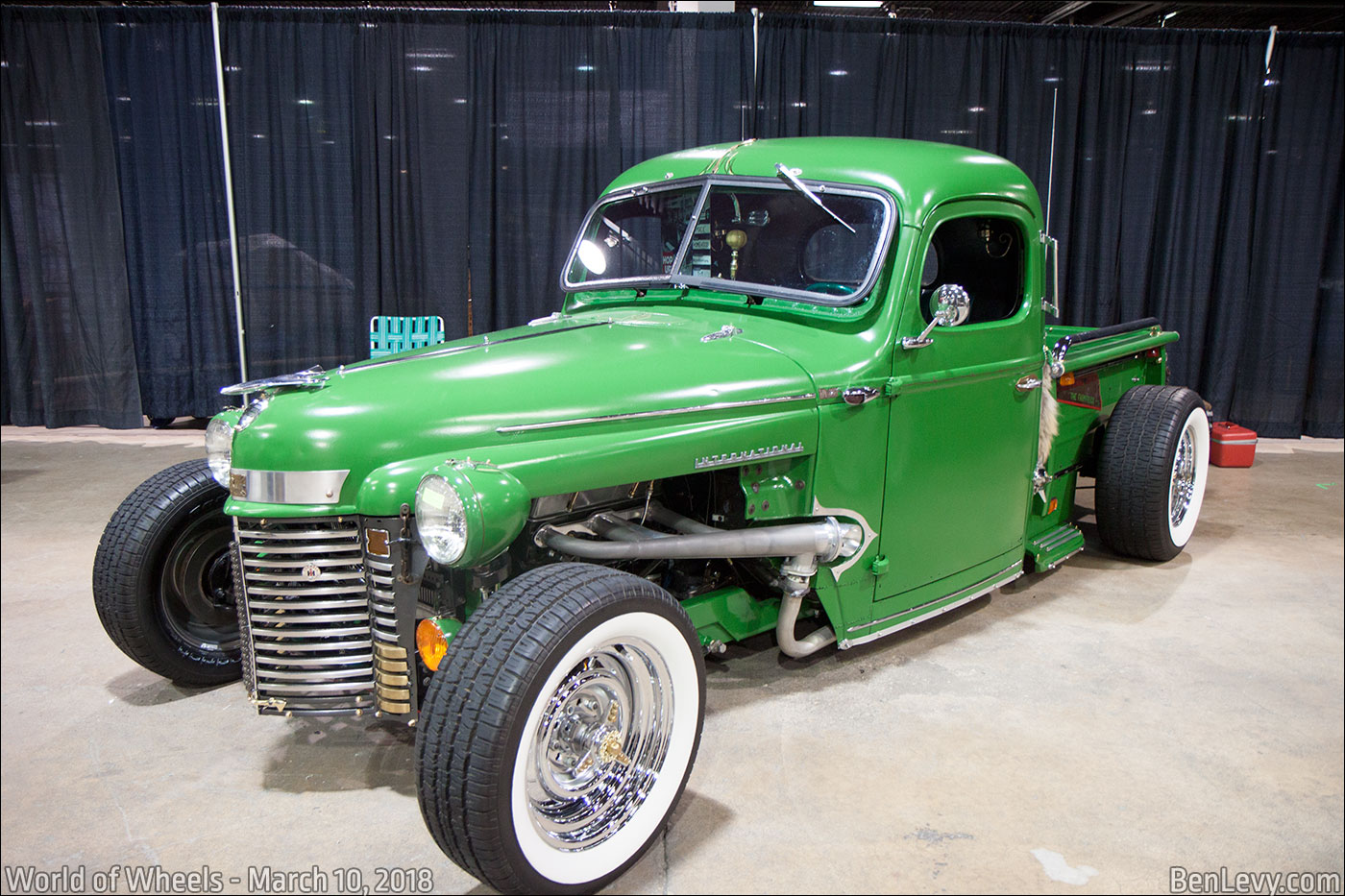Green 1946 International Pickup