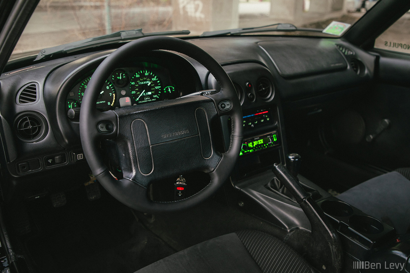 Mazda Miata with Leather-Wrapped Steering Wheel from Craft Customs