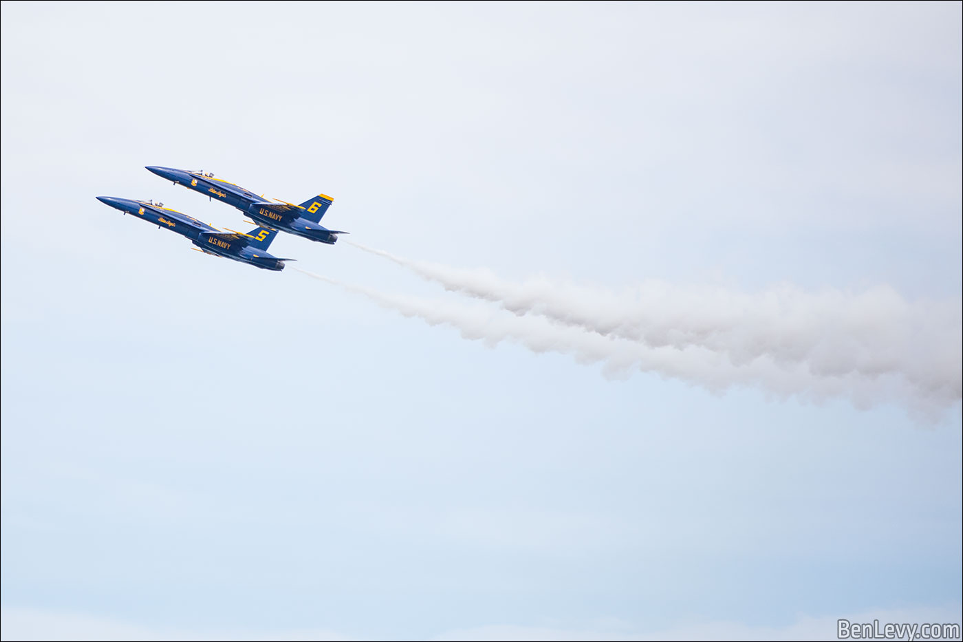 A pair of Blue Angels planes