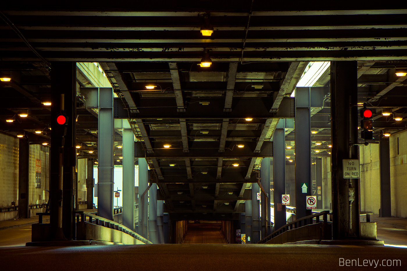 The lower level at East South Water Street