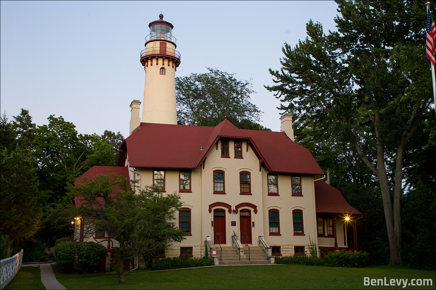 The Grosse Point Lighthouse in Evanston