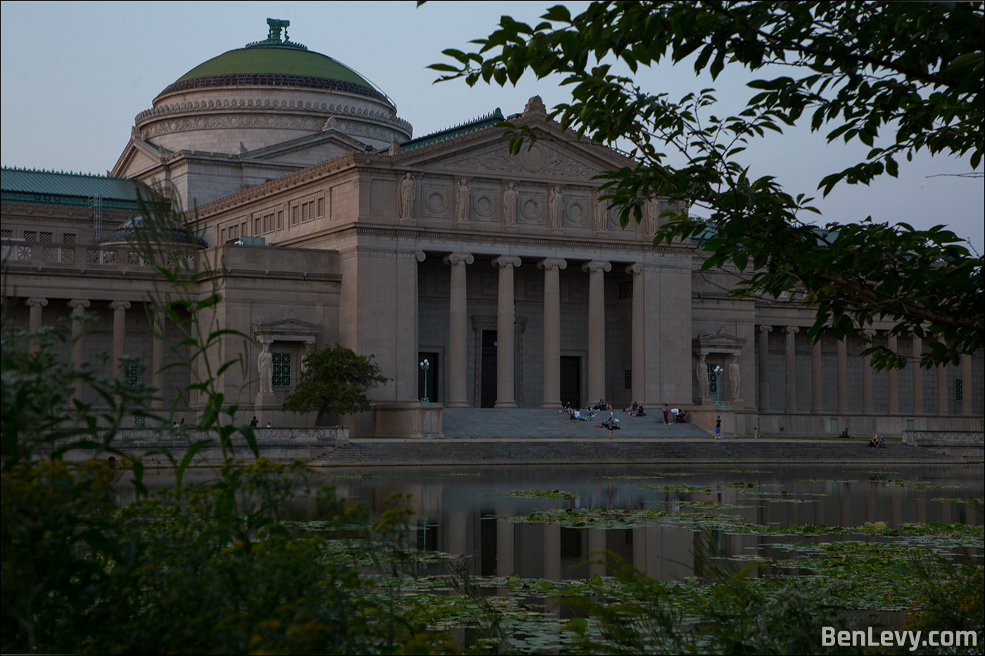 The South Portico of the Museum of Science and Industry in Chicago