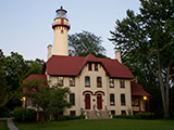 The Grosse Point Lighthouse in Evanston