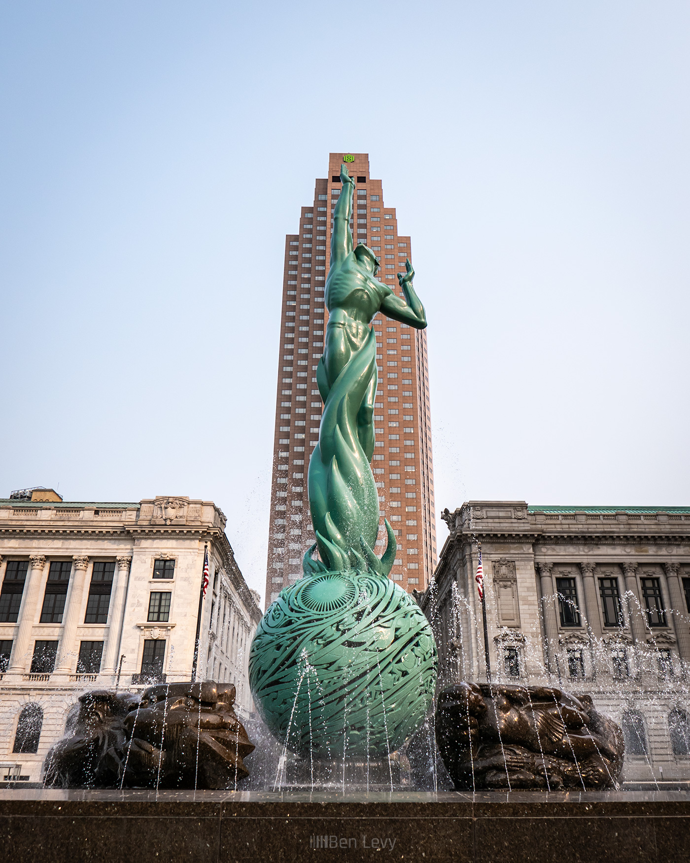 The Fountain of Eternal Life Sculpture in Cleveland