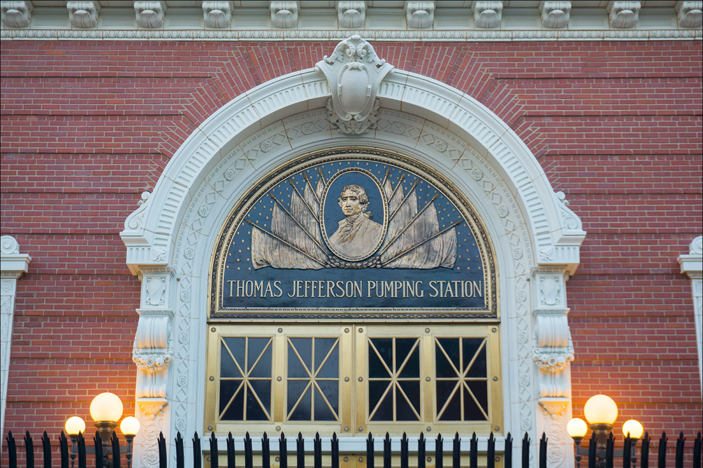 Terra Cotta Detail on Thomas Jefferson Pumping Station