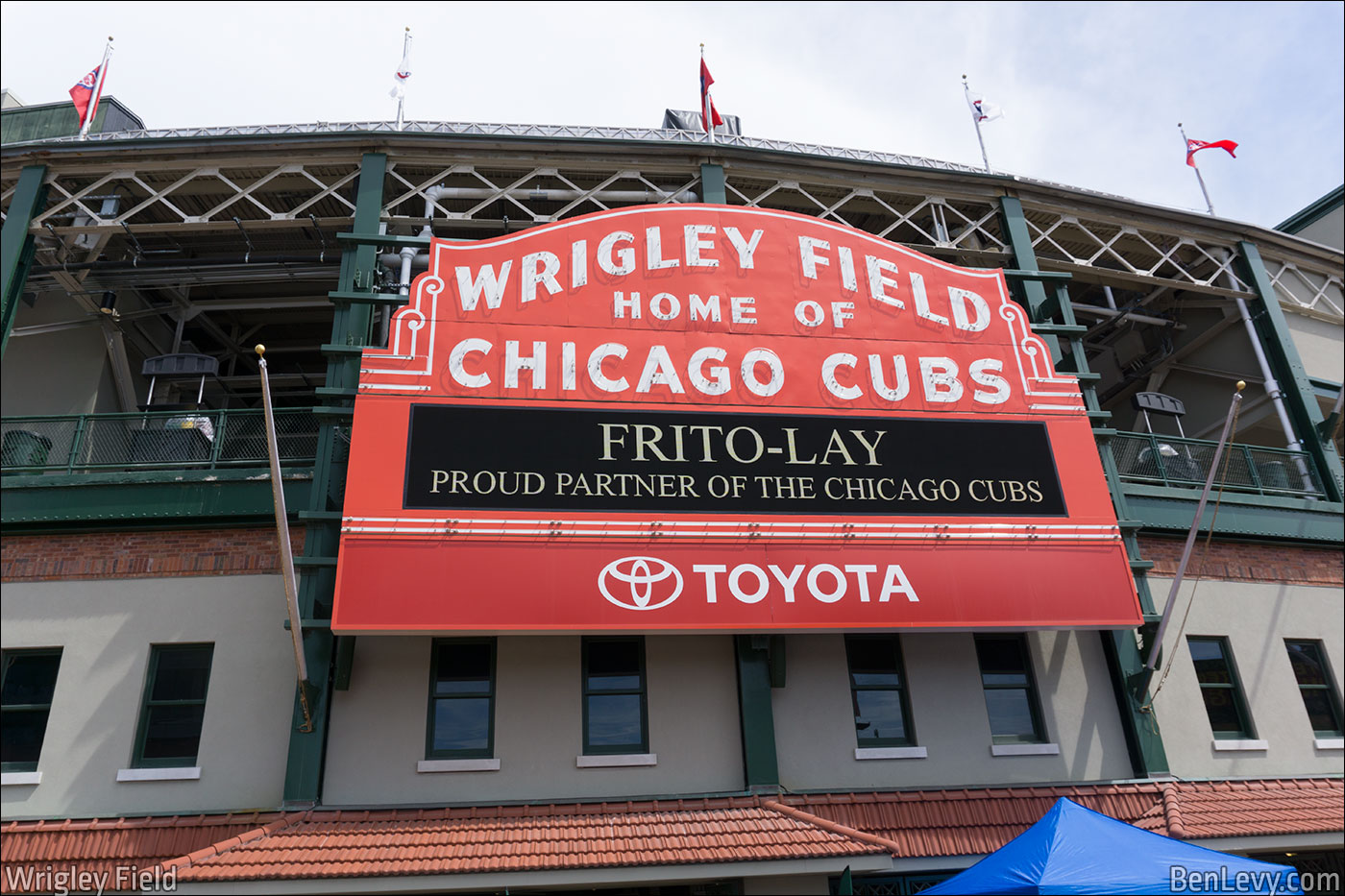 The Wrigley Field Sign