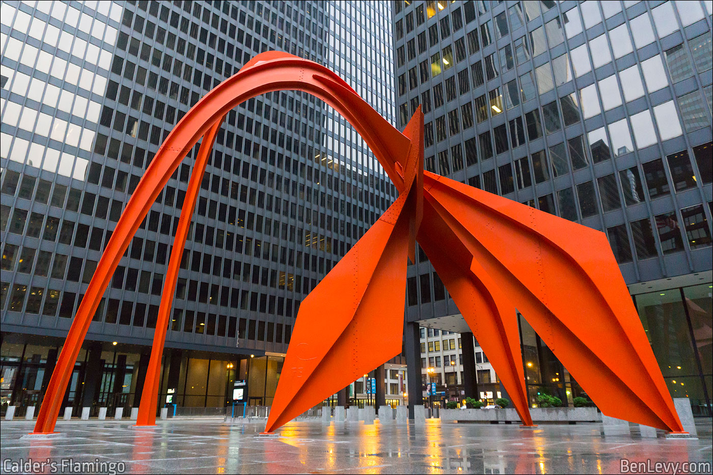 Calder’s Flamingo