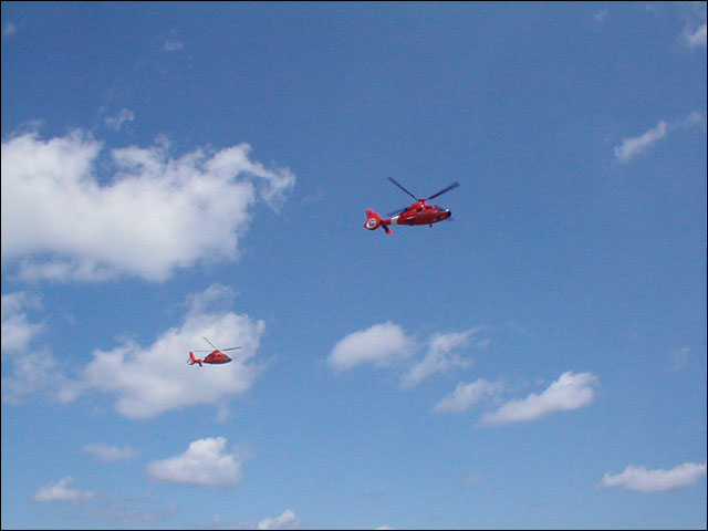 The Coast Guard Helicopters