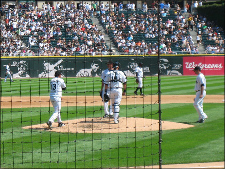 Approaching the mound