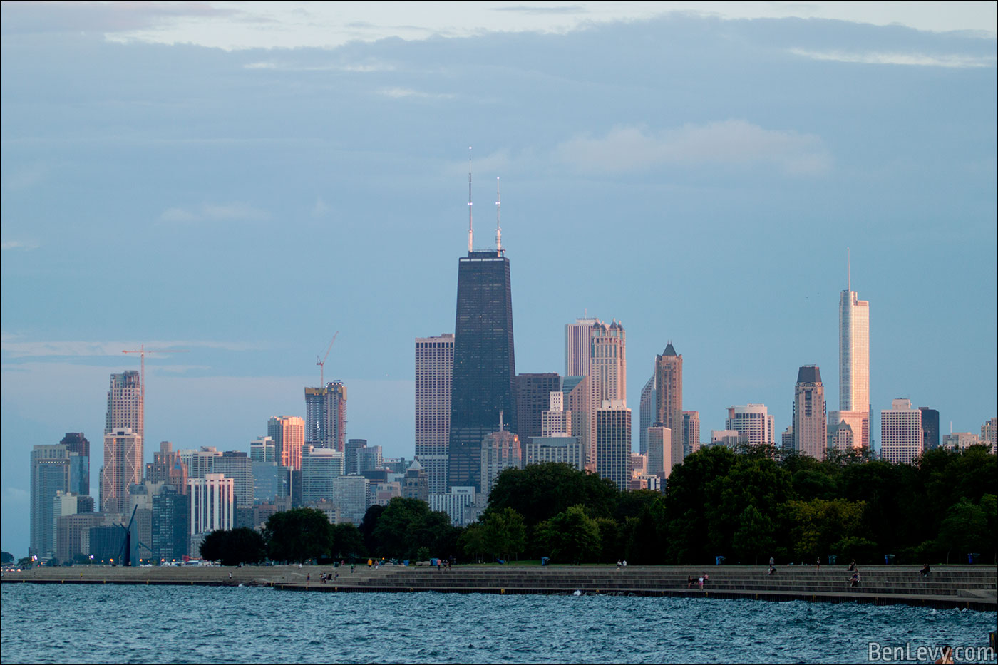 Downtown Chicago from the north