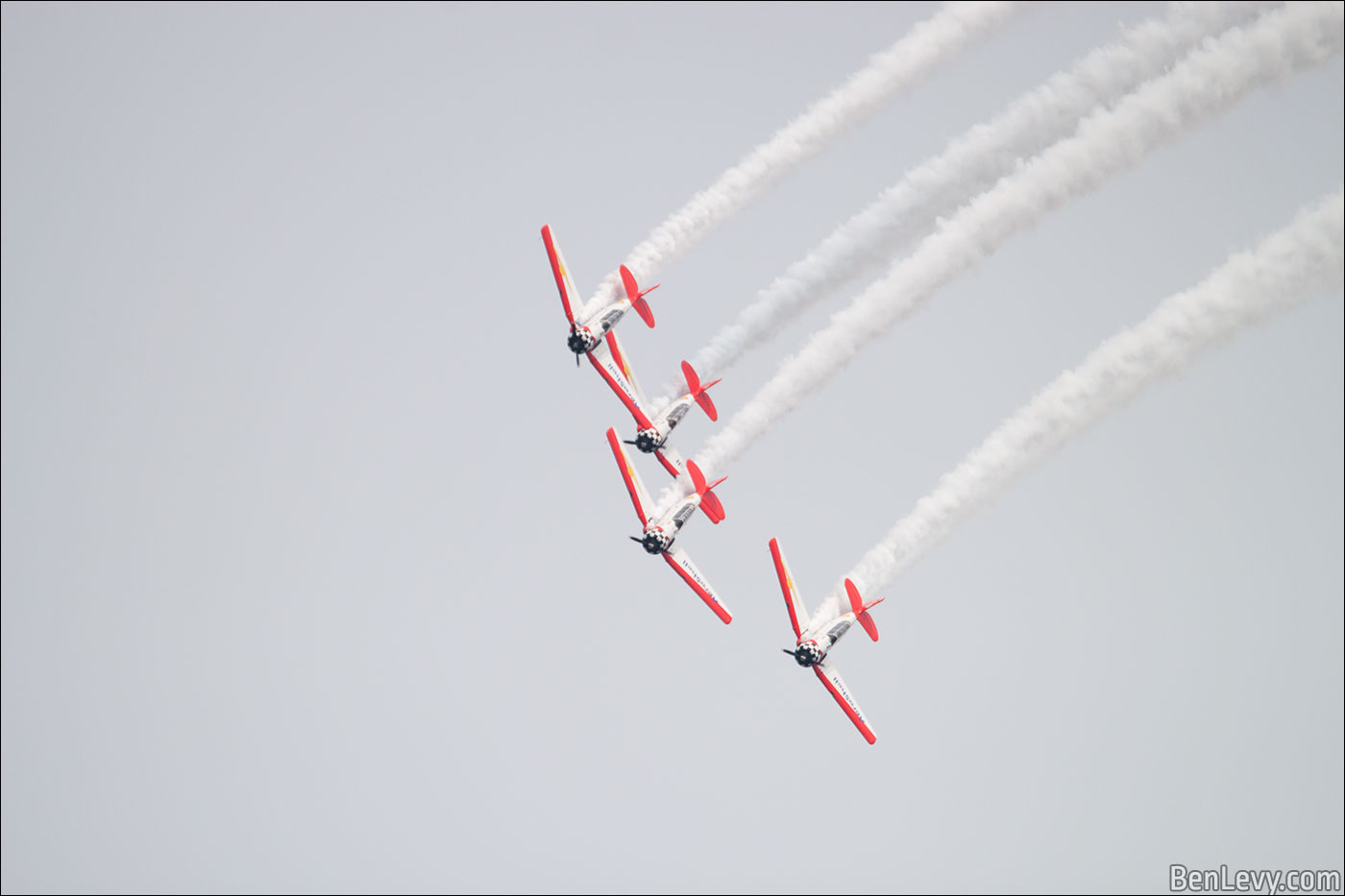 AeroShell Aerobatic Team in Chicago