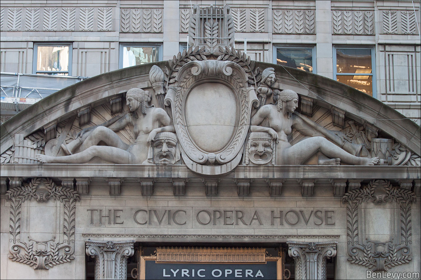 The Civic Opera House Reliefs