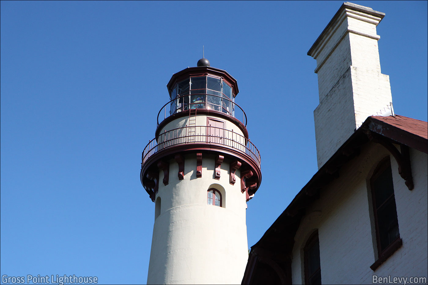 Light tower at Grosse Point Light