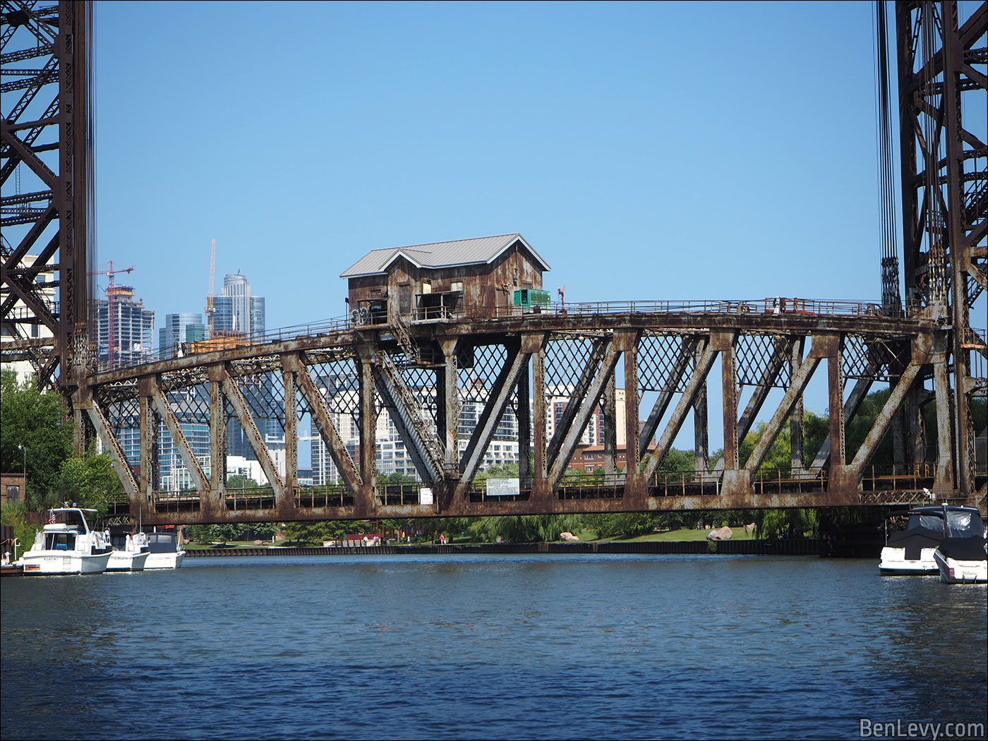 Bridgehouse on the South Branch of the Chicago River