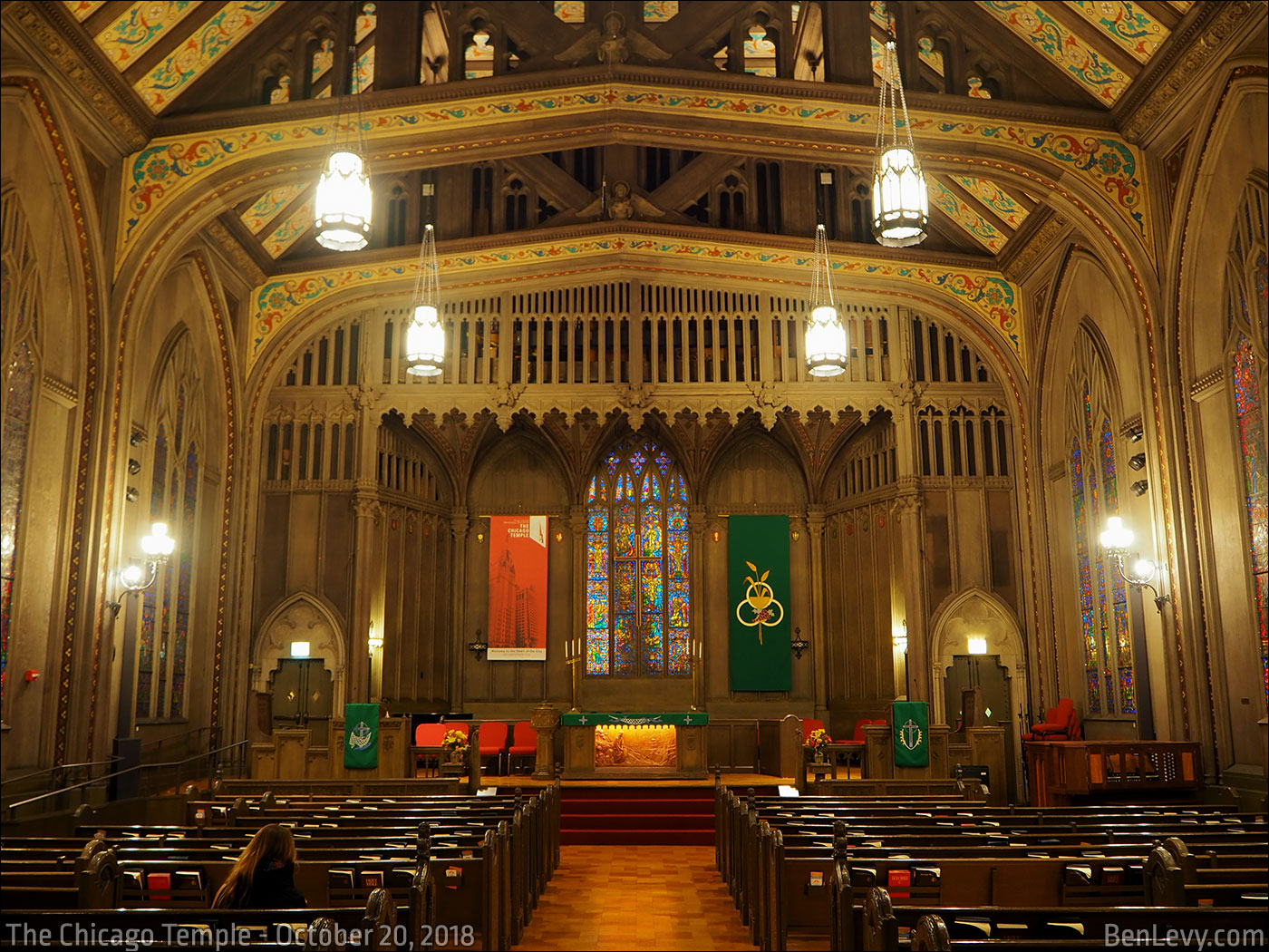The Sanctuary at First United Methodist Church at the Chicago Temple