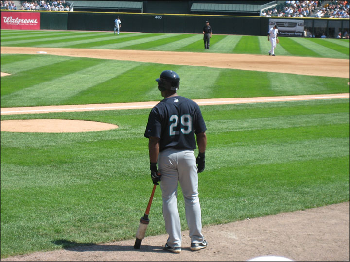 Adrian Beltre warming up