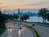 View of Downtown Chicago from South Lake Shore Drive