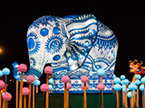 Elephant from Dragon Lights Festival