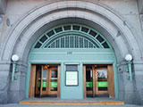 Entrance to The Auditorium Building in Chicago