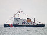 Coast Guard boat in Chicago