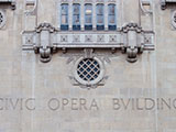 The Civic Opera Building's West side