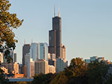 Chicago Highrises at dusk