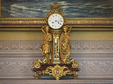 Clock displayed at Pittock Mansion
