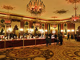 The Red Lacquer Room at The Palmer House Hilton